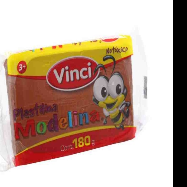 PLASTILINA MODELINA VINCI 180G. CAFE E.5 C.100